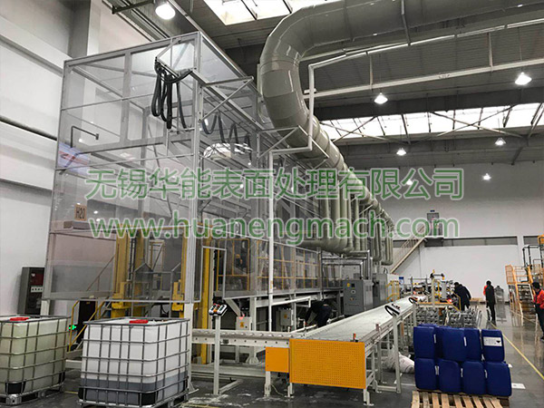 華能公司為吉利汽車提供一條高標(biāo)準(zhǔn)7DCT變速箱自動磷化線！